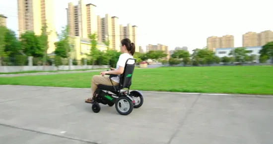 Cadeira de rodas elétrica dobrável super leve de fibra de carbono preço de produto popular