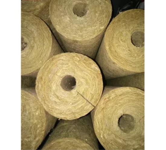 Produtos de fibra de isolamento térmico refratário tipo de tubo de lã de rocha à prova de fogo Fisher Price